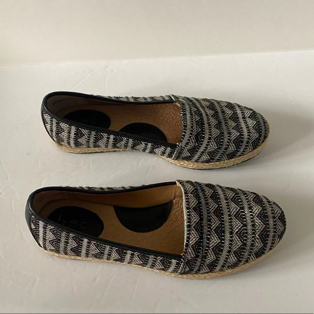 B.O.C. Aztec Print Slip On Espadrille Shoes